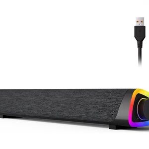 RGB Gaming Soundbar with USB Connection